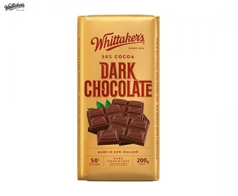 Whittaker's 惠特克 黑巧克力 200克(50%可可) Whittaker's 惠特克 黑巧克力 200克(50%可可)